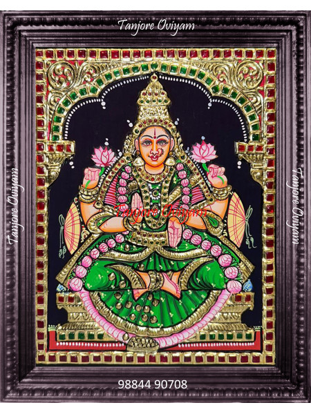 Mahalakshmi Tanjore Painting | Lakshmi Tanjore Painting